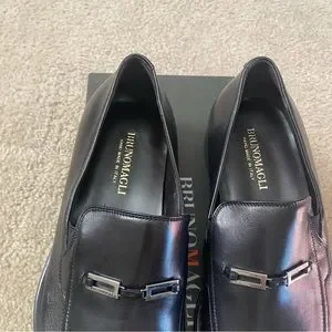 Bruno Magli | Shoes | Bruno Magli Raglan Black Leather Dress  display picture 2